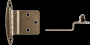 HINGES ANTIQUE BRASS 16TAB