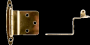 HINGES POLISH BRASS