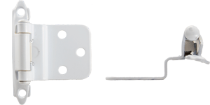 3/8 OFFST SLF CLOSE HINGE 501WHT