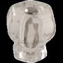 1-1/4" GLASS KNOB 120CLR
