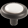 1-1/4" KNOB POR INSRT 215ORB/WHT