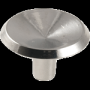 KNOB CHROME BRASS 855PCH