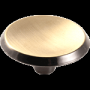 KNOB DOOR ANTIQUE BRASS 856AB
