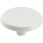 1-1/2" CONCAVE KNOB WHITE