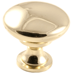 KNOB DOOR PLSH BRSS 858PB