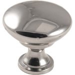 KNOB DOOR&nbsp;&nbsp;CHROME 1-1/4" 858PCH