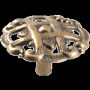 KNOB DOOR ANTIQUE BRASS1048AB