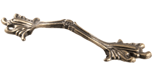 3"DIESCAST PULL ANTIQUE BRASS