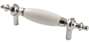 3" PULL&nbsp;&nbsp;W/ INSERT1121-PCH/WH