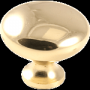 KNOB POLISH BRASS 1771PB