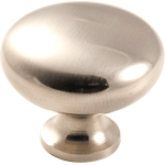 KNOB DOOR STN NIC 1-1/4" 1771SN