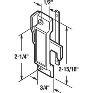 WHITE HOOK SASH LOCK